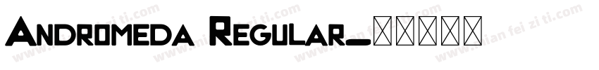Andromeda Regular字体转换